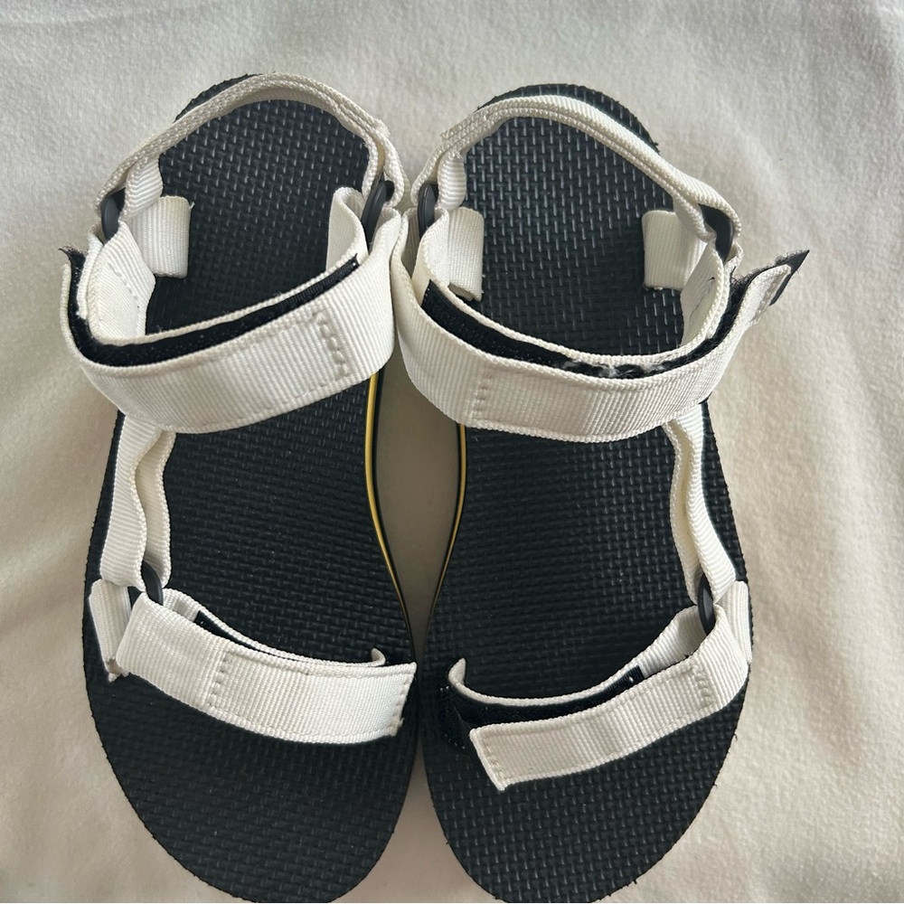 Teva Black and White Sandals